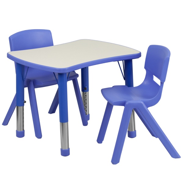 21.875W-x-26.625L-Rectangular-Blue-Plastic-Height-Adjustable-Activity-Table-Set-with-2-Chairs-by-Flash-Furniture