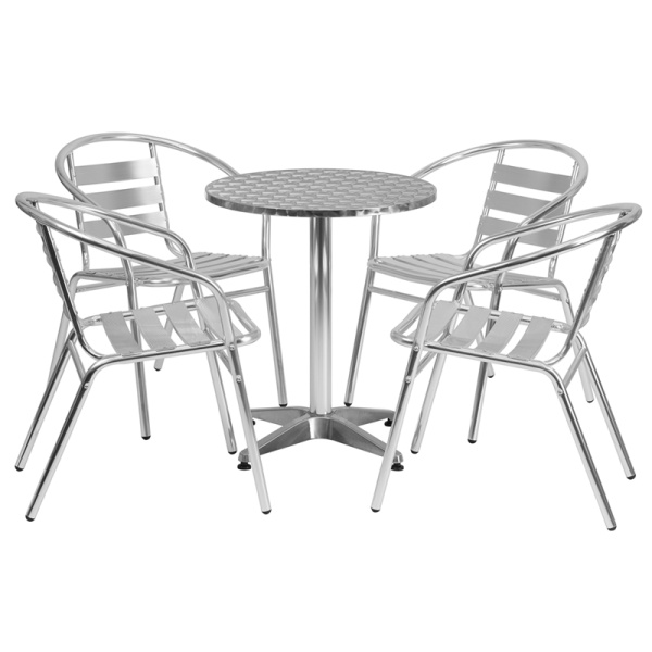23.5-Round-Aluminum-Indoor-Outdoor-Table-Set-with-4-Slat-Back-Chairs-by-Flash-Furniture