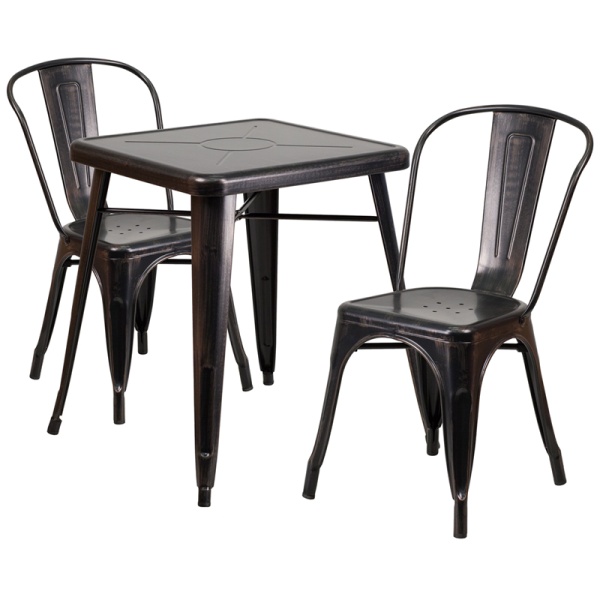 23.75-Square-Black-Antique-Gold-Metal-Indoor-Outdoor-Table-Set-with-2-Stack-Chairs-by-Flash-Furniture