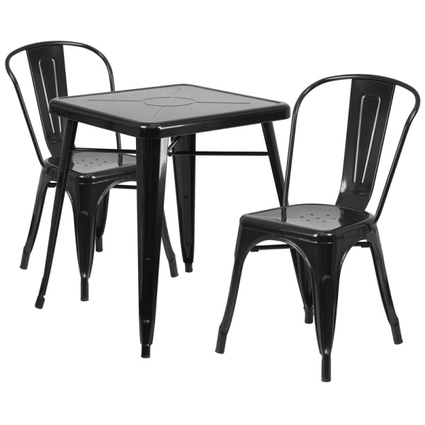 23.75-Square-Black-Metal-Indoor-Outdoor-Table-Set-with-2-Stack-Chairs-by-Flash-Furniture