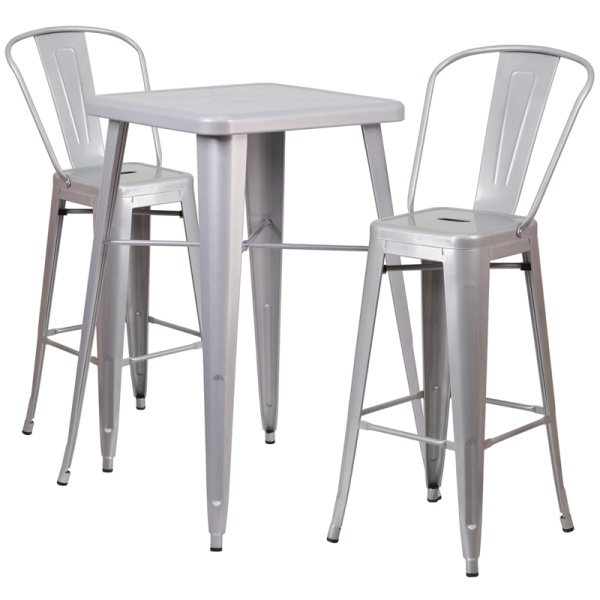 23.75-Square-Silver-Metal-Indoor-Outdoor-Bar-Table-Set-with-2-Stools-with-Backs-by-Flash-Furniture