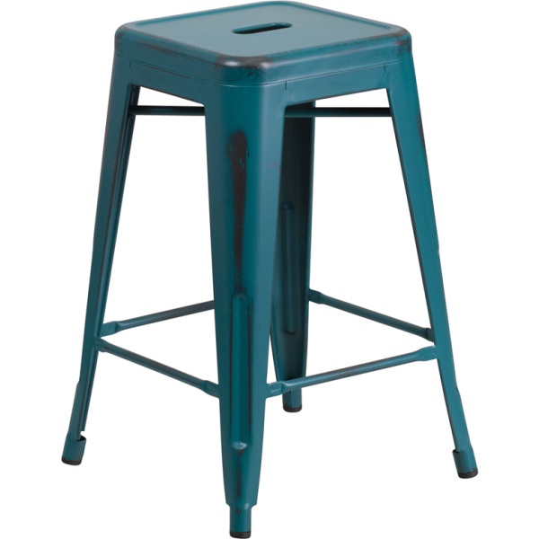 24-High-Backless-Distressed-Kelly-Blue-Teal-Metal-Indoor-Outdoor-Counter-Height-Stool-by-Flash-Furniture
