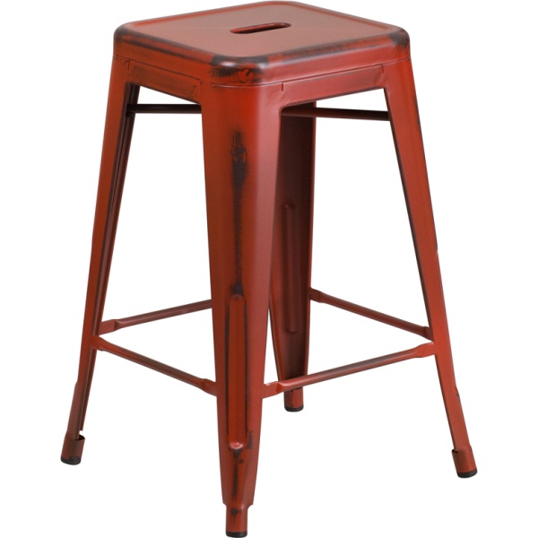 24-High-Backless-Distressed-Kelly-Red-Metal-Indoor-Outdoor-Counter-Height-Stool-by-Flash-Furniture