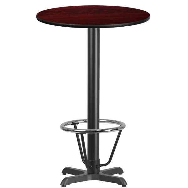 24-Round-Mahogany-Laminate-Table-Top-with-22-x-22-Bar-Height-Table-Base-and-Foot-Ring-by-Flash-Furniture