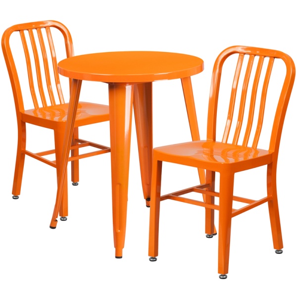 24-Round-Orange-Metal-Indoor-Outdoor-Table-Set-with-2-Vertical-Slat-Back-Chairs-by-Flash-Furniture