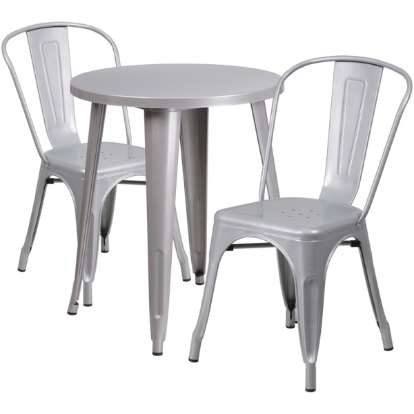24-Round-Silver-Metal-Indoor-Outdoor-Table-Set-with-2-Cafe-Chairs-by-Flash-Furniture