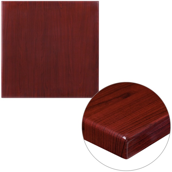 24-Square-High-Gloss-Mahogany-Resin-Table-Top-with-2-Thick-Drop-Lip-by-Flash-Furniture