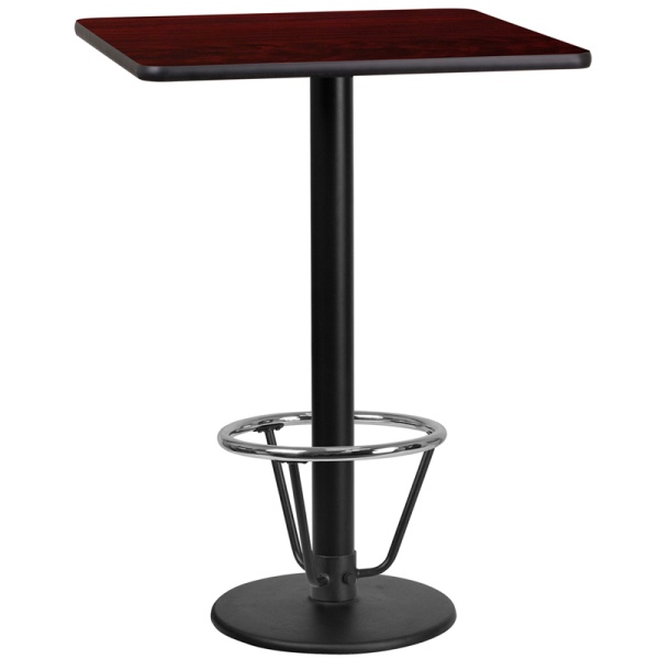 24-Square-Mahogany-Laminate-Table-Top-with-18-Round-Bar-Height-Table-Base-and-Foot-Ring-by-Flash-Furniture