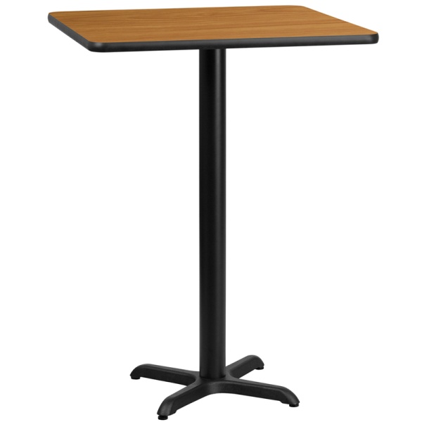 24-Square-Natural-Laminate-Table-Top-with-22-x-22-Bar-Height-Table-Base-by-Flash-Furniture