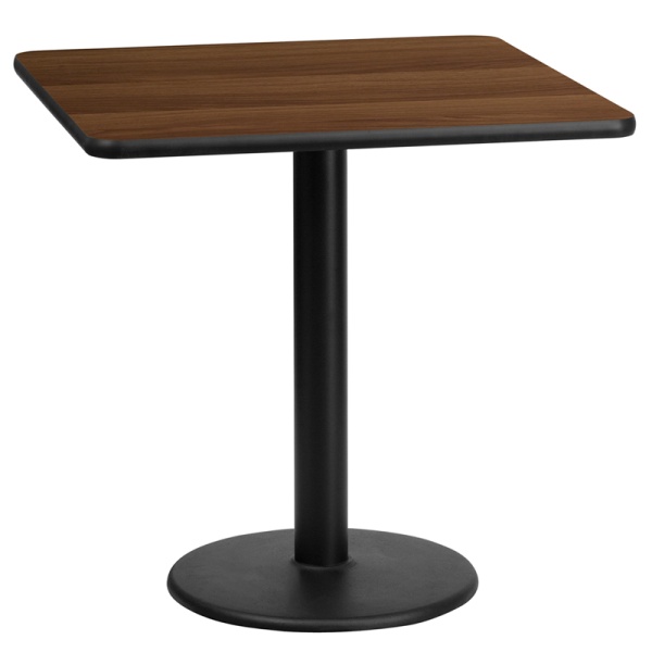 24-Square-Walnut-Laminate-Table-Top-with-18-Round-Table-Height-Base-by-Flash-Furniture