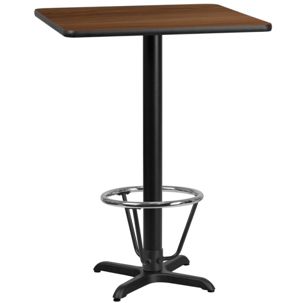 24-Square-Walnut-Laminate-Table-Top-with-22-x-22-Bar-Height-Table-Base-and-Foot-Ring-by-Flash-Furniture