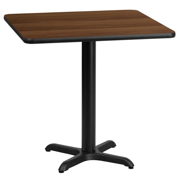 24-Square-Walnut-Laminate-Table-Top-with-22-x-22-Table-Height-Base-by-Flash-Furniture