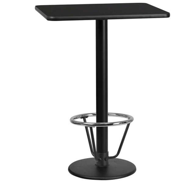 24-x-30-Rectangular-Black-Laminate-Table-Top-with-18-Round-Bar-Height-Table-Base-and-Foot-Ring-by-Flash-Furniture