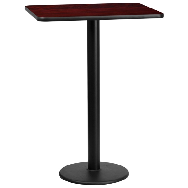 24-x-30-Rectangular-Mahogany-Laminate-Table-Top-with-18-Round-Bar-Height-Table-Base-by-Flash-Furniture