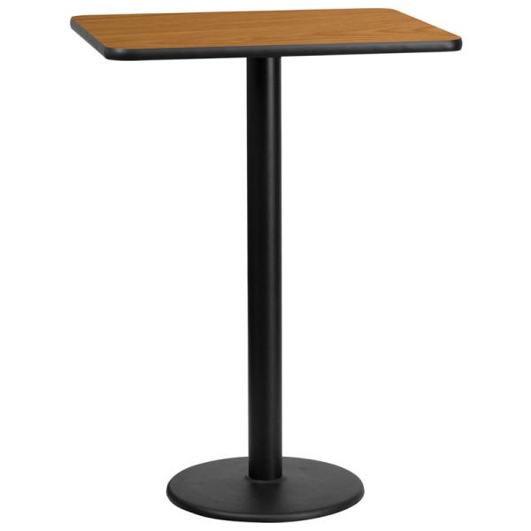 24-x-30-Rectangular-Natural-Laminate-Table-Top-with-18-Round-Bar-Height-Table-Base-by-Flash-Furniture
