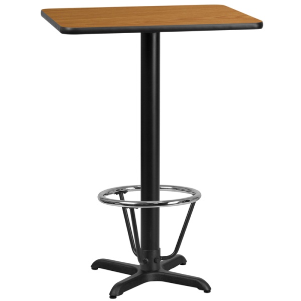 24-x-30-Rectangular-Natural-Laminate-Table-Top-with-22-x-22-Bar-Height-Table-Base-and-Foot-Ring-by-Flash-Furniture