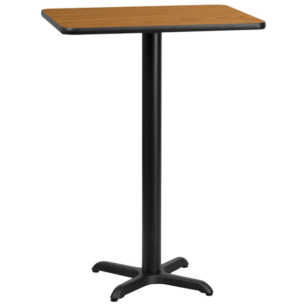 24-x-30-Rectangular-Natural-Laminate-Table-Top-with-22-x-22-Bar-Height-Table-Base-by-Flash-Furniture