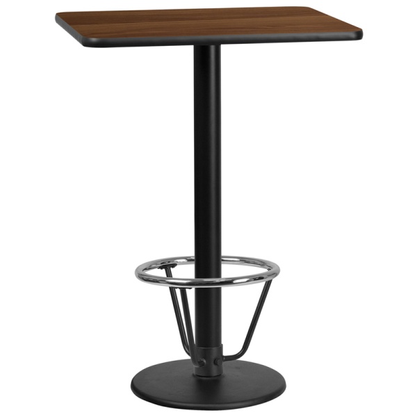 24-x-30-Rectangular-Walnut-Laminate-Table-Top-with-18-Round-Bar-Height-Table-Base-and-Foot-Ring-by-Flash-Furniture
