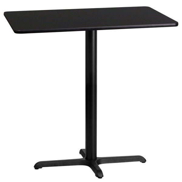24-x-42-Rectangular-Black-Laminate-Table-Top-with-22-x-30-Bar-Height-Table-Base-by-Flash-Furniture