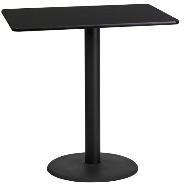 24-x-42-Rectangular-Black-Laminate-Table-Top-with-24-Round-Bar-Height-Table-Base-by-Flash-Furniture