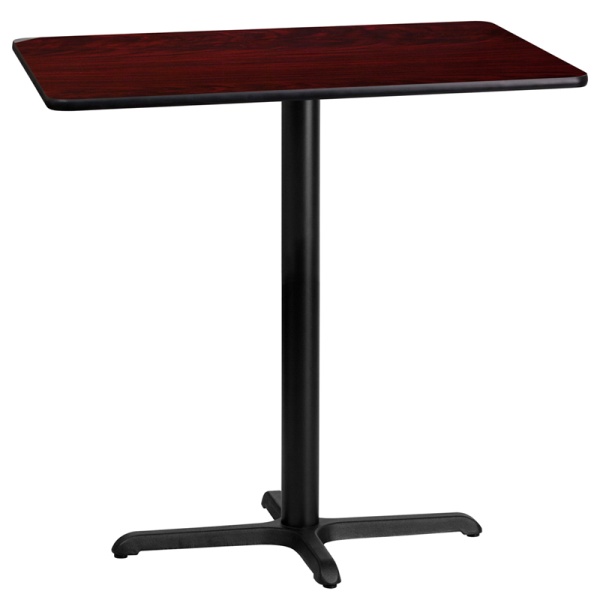 24-x-42-Rectangular-Mahogany-Laminate-Table-Top-with-22-x-30-Bar-Height-Table-Base-by-Flash-Furniture