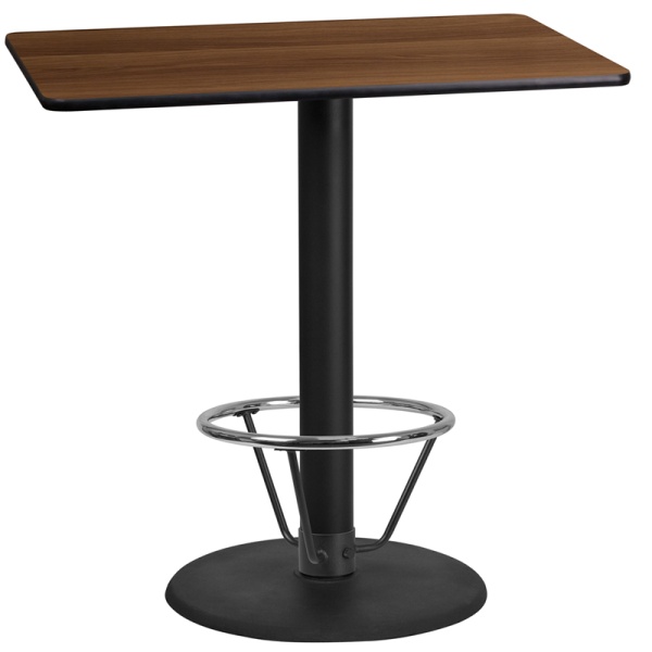 24-x-42-Rectangular-Walnut-Laminate-Table-Top-with-24-Round-Bar-Height-Table-Base-and-Foot-Ring-by-Flash-Furniture