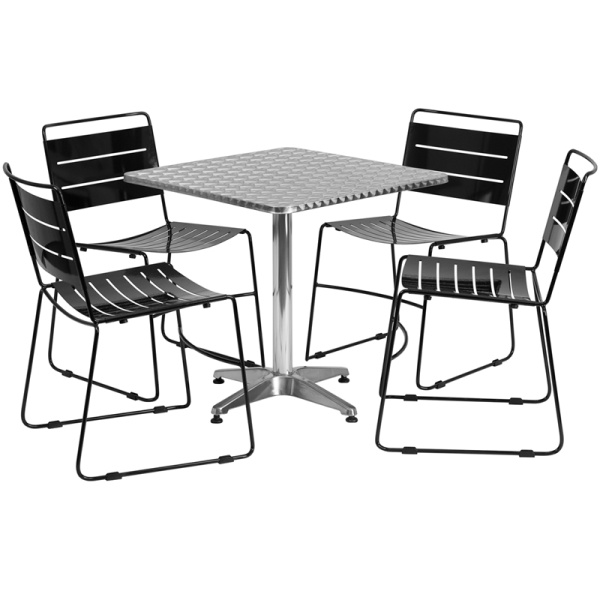 27.5-Square-Aluminum-Indoor-Outdoor-Table-Set-with-4-Black-Metal-Stack-Chairs-by-Flash-Furniture