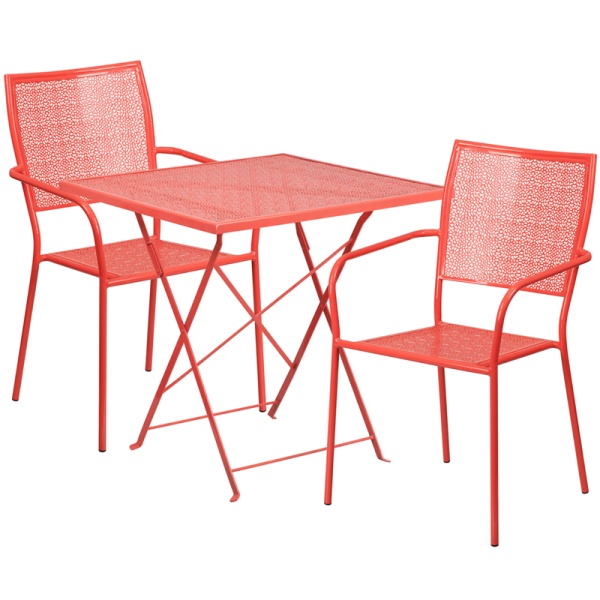 28-Square-Coral-Indoor-Outdoor-Steel-Folding-Patio-Table-Set-with-2-Square-Back-Chairs-by-Flash-Furniture