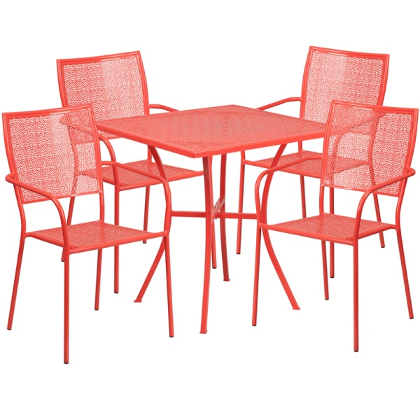 28-Square-Coral-Indoor-Outdoor-Steel-Patio-Table-Set-with-4-Square-Back-Chairs-by-Flash-Furniture