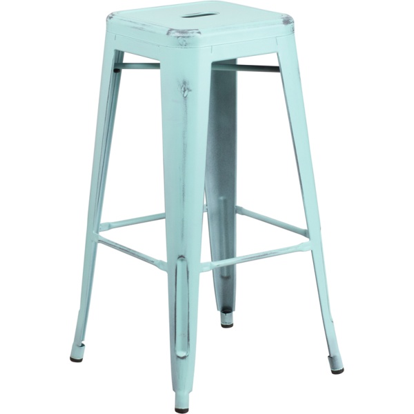 30-High-Backless-Distressed-Green-Blue-Metal-Indoor-Outdoor-Barstool-by-Flash-Furniture