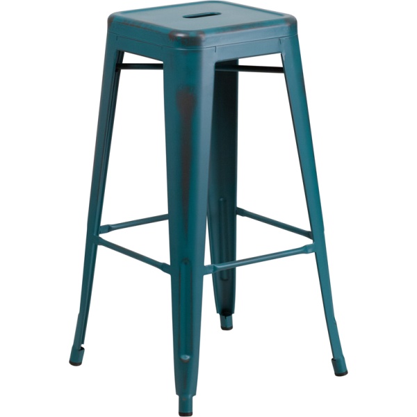 30-High-Backless-Distressed-Kelly-Blue-Teal-Metal-Indoor-Outdoor-Barstool-by-Flash-Furniture