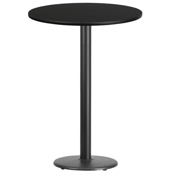 30-Round-Black-Laminate-Table-Top-with-18-Round-Bar-Height-Table-Base-by-Flash-Furniture