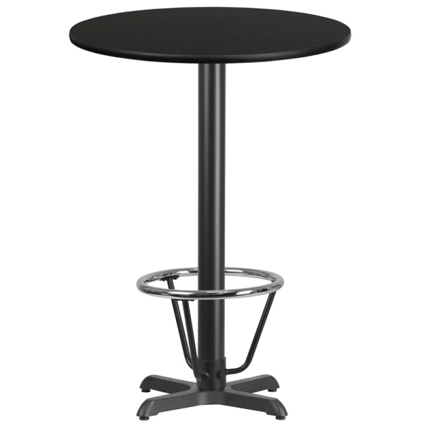 30-Round-Black-Laminate-Table-Top-with-22-x-22-Bar-Height-Table-Base-and-Foot-Ring-by-Flash-Furniture