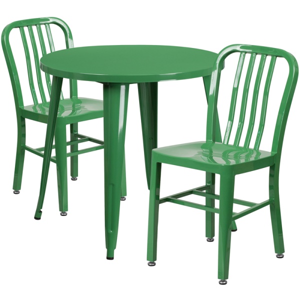 30-Round-Green-Metal-Indoor-Outdoor-Table-Set-with-2-Vertical-Slat-Back-Chairs-by-Flash-Furniture