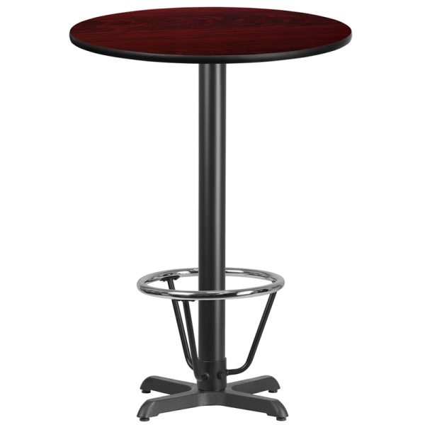 30-Round-Mahogany-Laminate-Table-Top-with-22-x-22-Bar-Height-Table-Base-and-Foot-Ring-by-Flash-Furniture