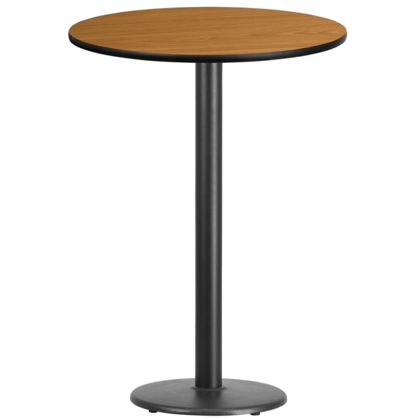 30-Round-Natural-Laminate-Table-Top-with-18-Round-Bar-Height-Table-Base-by-Flash-Furniture