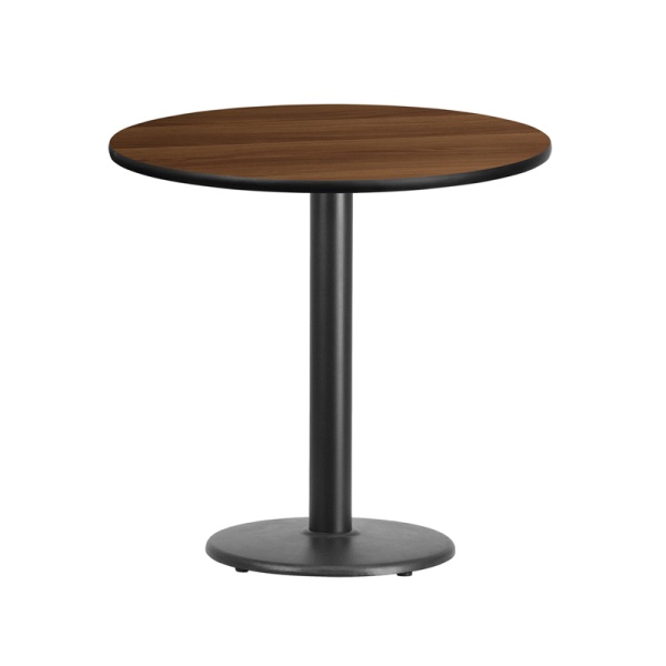 30-Round-Walnut-Laminate-Table-Top-with-18-Round-Table-Height-Base-by-Flash-Furniture