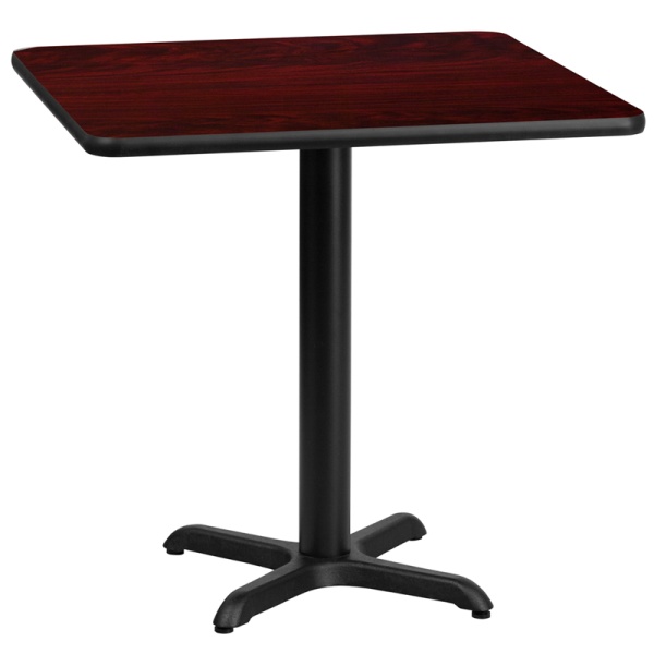 30-Square-Mahogany-Laminate-Table-Top-with-22-x-22-Table-Height-Base-by-Flash-Furniture