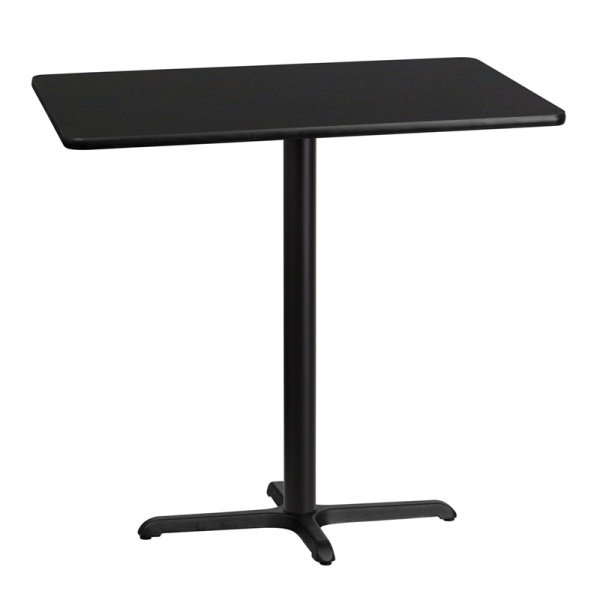 30-x-42-Rectangular-Black-Laminate-Table-Top-with-22-x-30-Bar-Height-Table-Base-by-Flash-Furniture