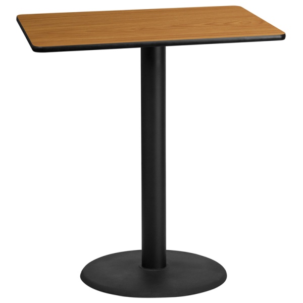 30-x-42-Rectangular-Natural-Laminate-Table-Top-with-24-Round-Bar-Height-Table-Base-by-Flash-Furniture
