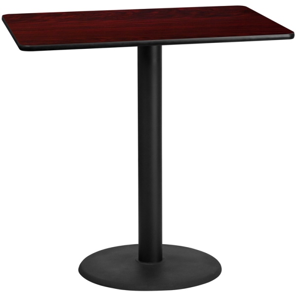 30-x-48-Rectangular-Mahogany-Laminate-Table-Top-with-24-Round-Bar-Height-Table-Base-by-Flash-Furniture