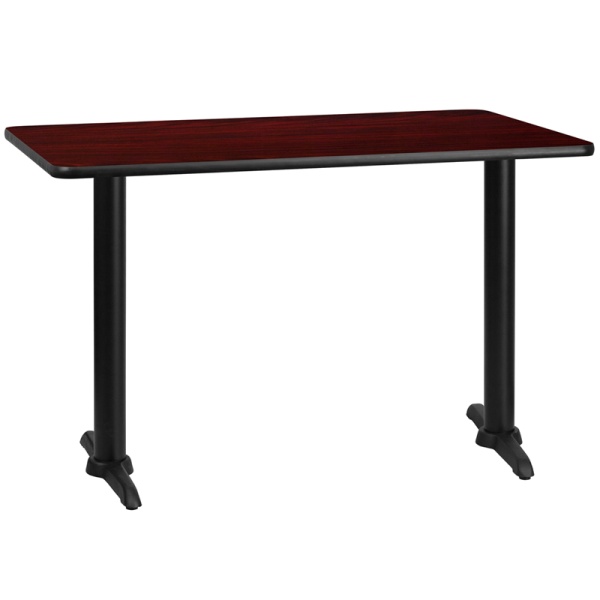 30-x-48-Rectangular-Mahogany-Laminate-Table-Top-with-5-x-22-Table-Height-Bases-by-Flash-Furniture
