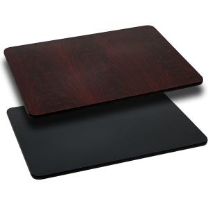 30'' x 60'' Rectangular Table Top with Black or Mahogany Reversible Laminate Top - by Flash Furniture