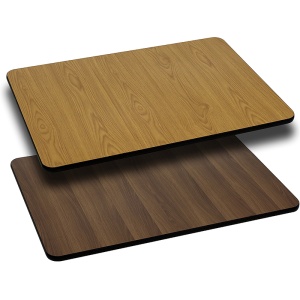 30'' x 60'' Rectangular Table Top with Natural or Walnut Reversible Laminate Top - by Flash Furniture