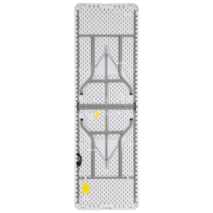 Alternative view of 30''W x 96''L Bi-Fold Granite White Plastic Folding Table - by Flash Furniture