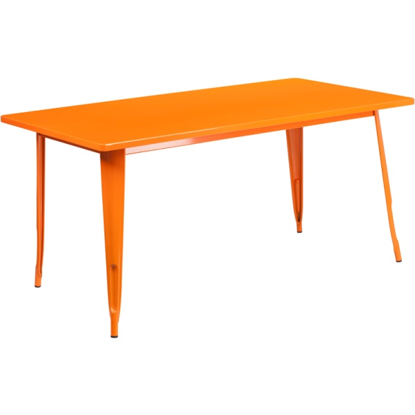 31.5-x-63-Rectangular-Orange-Metal-Indoor-Outdoor-Table-by-Flash-Furniture