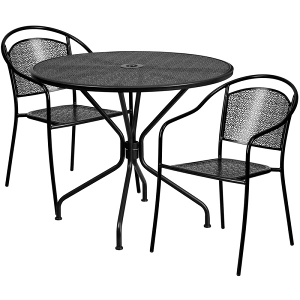 35.25-Round-Black-Indoor-Outdoor-Steel-Patio-Table-Set-with-2-Round-Back-Chairs-by-Flash-Furniture