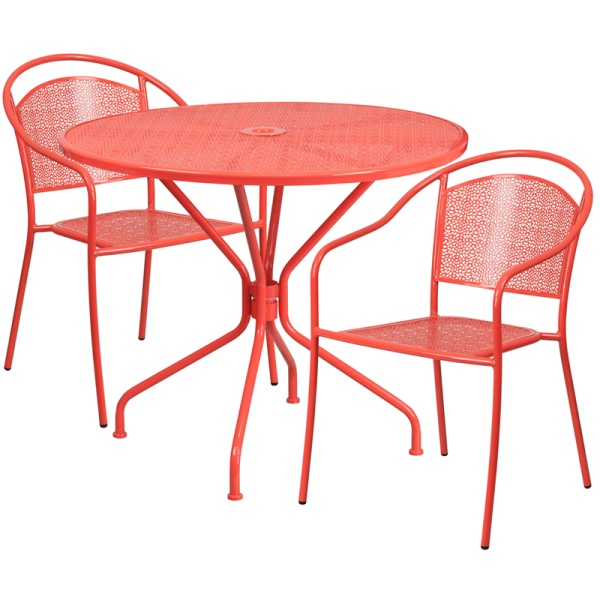 35.25-Round-Coral-Indoor-Outdoor-Steel-Patio-Table-Set-with-2-Round-Back-Chairs-by-Flash-Furniture