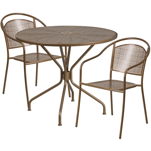 35.25-Round-Gold-Indoor-Outdoor-Steel-Patio-Table-Set-with-2-Round-Back-Chairs-by-Flash-Furniture
