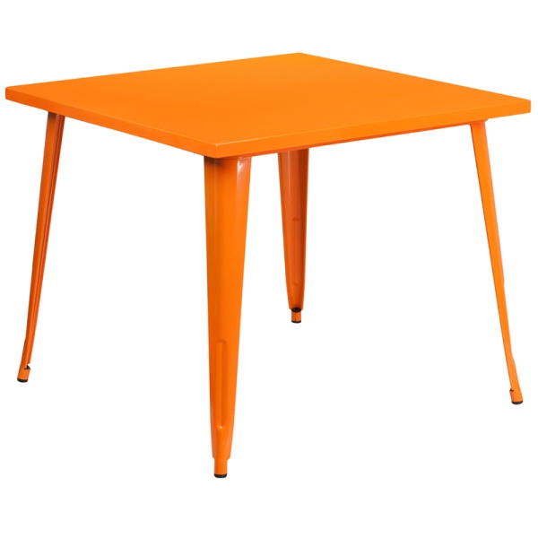 35.5-Square-Orange-Metal-Indoor-Outdoor-Table-by-Flash-Furniture
